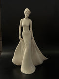 Elegance Porcelain Woman Figurine