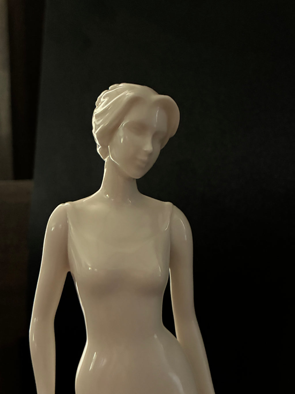 Elegance Porcelain Woman Figurine