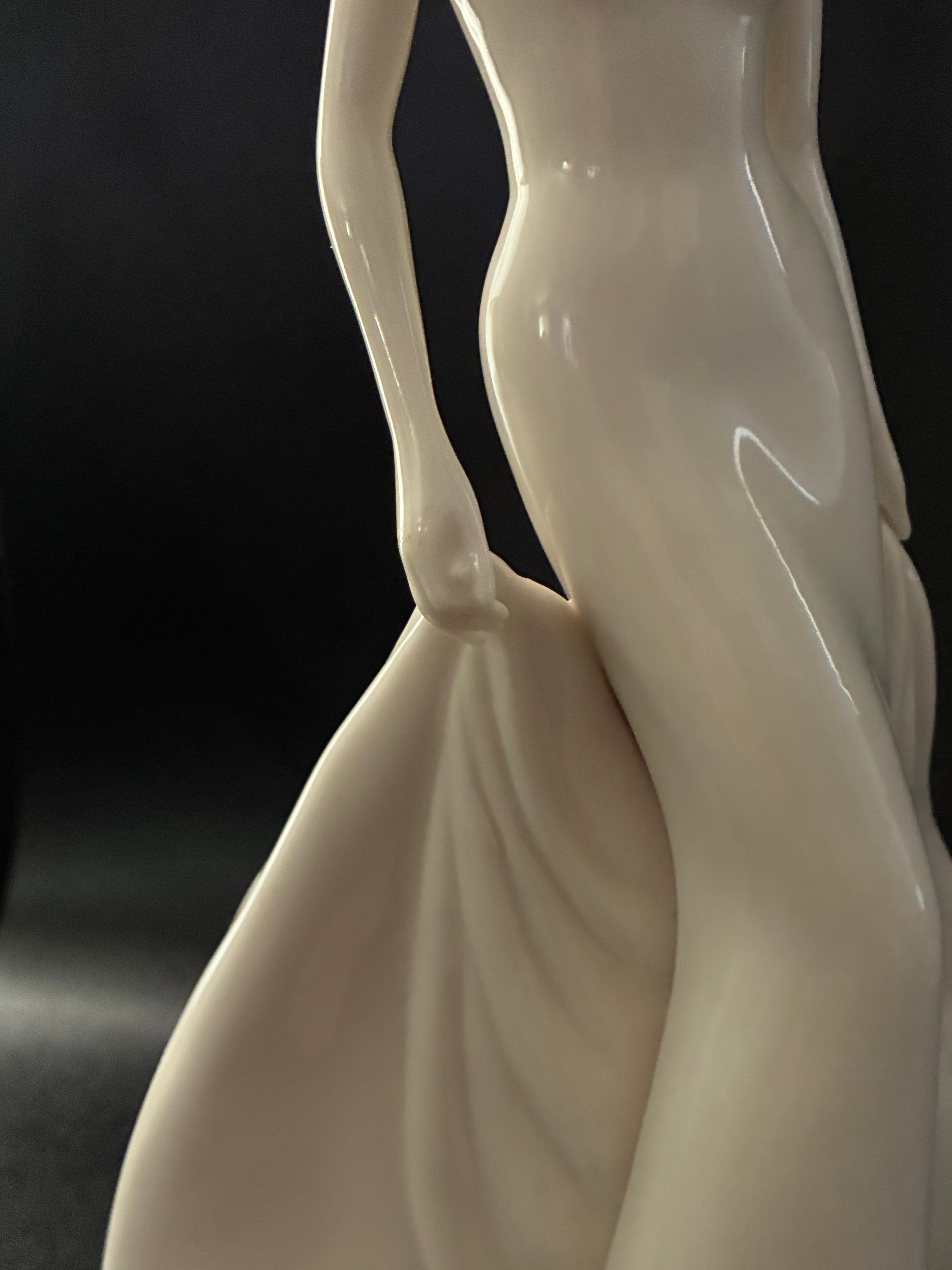 Elegance Porcelain Woman Figurine
